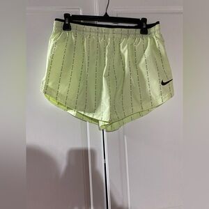 Nike Women's Bright Yellow Athletic Shorts